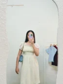 Light Yellow Floral Printed - Bust upto 32