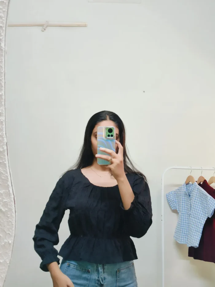 Black Top With Elastics Bust 34-36