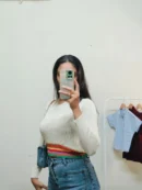 Colourful Crochet Bust 32-34