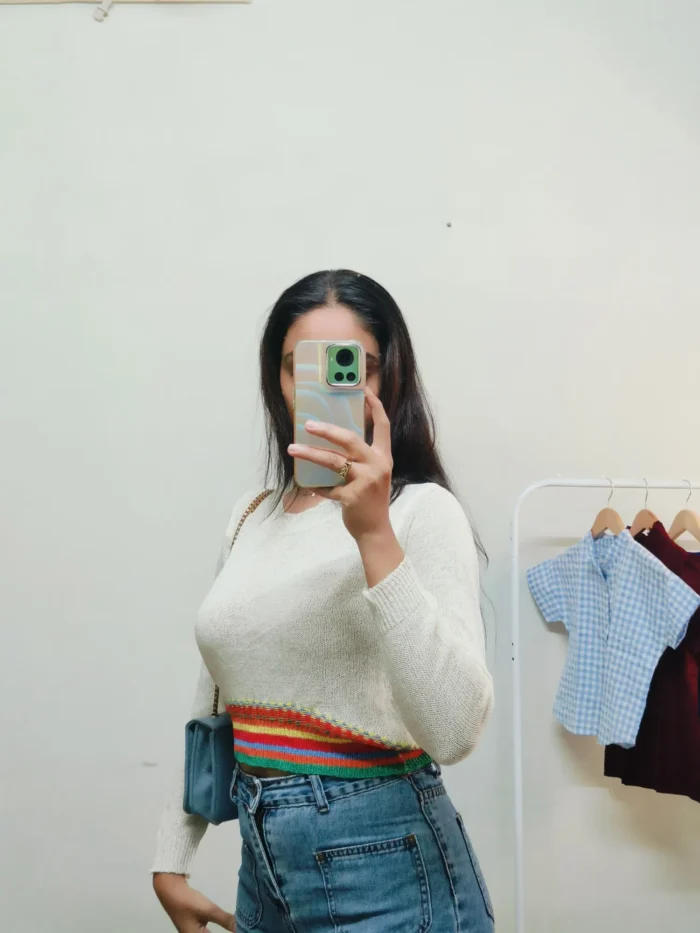 Colourful Crochet Bust 32-34