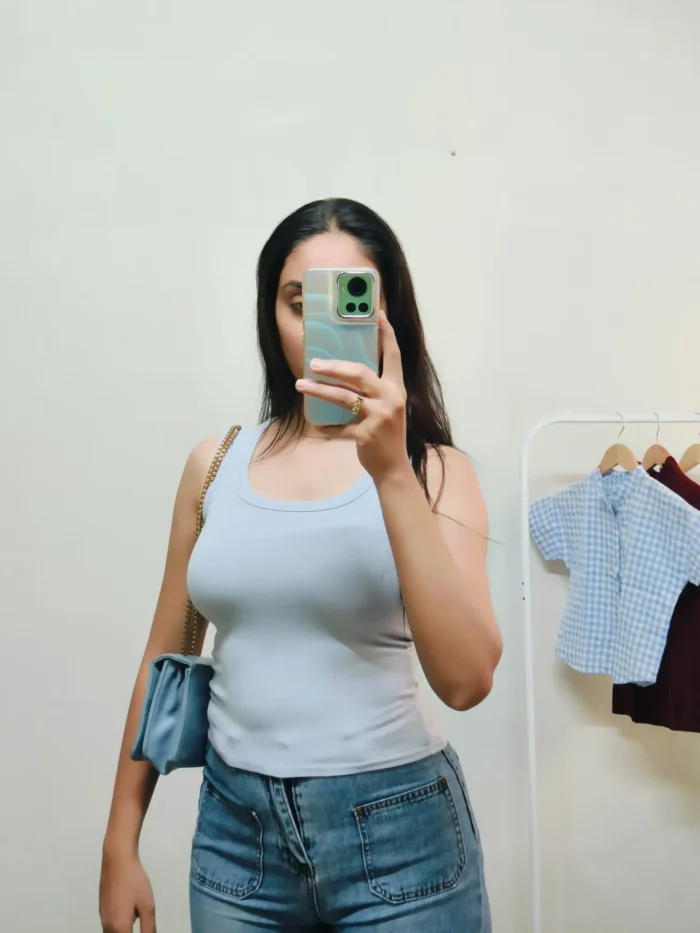 Blue Tank Top Bust upto 32 - Image 2