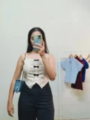One Strip Cream Bust 34-36