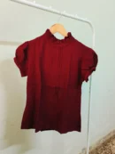 Red Formal Top - Bust upto 32